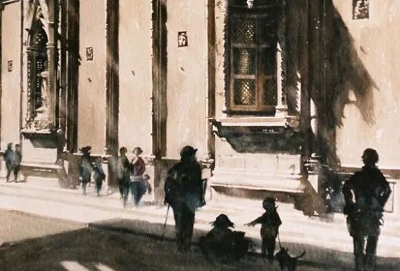 波蘭水彩界的建筑大師：保羅·德莫赫（Paul Dmoch）佳作欣賞